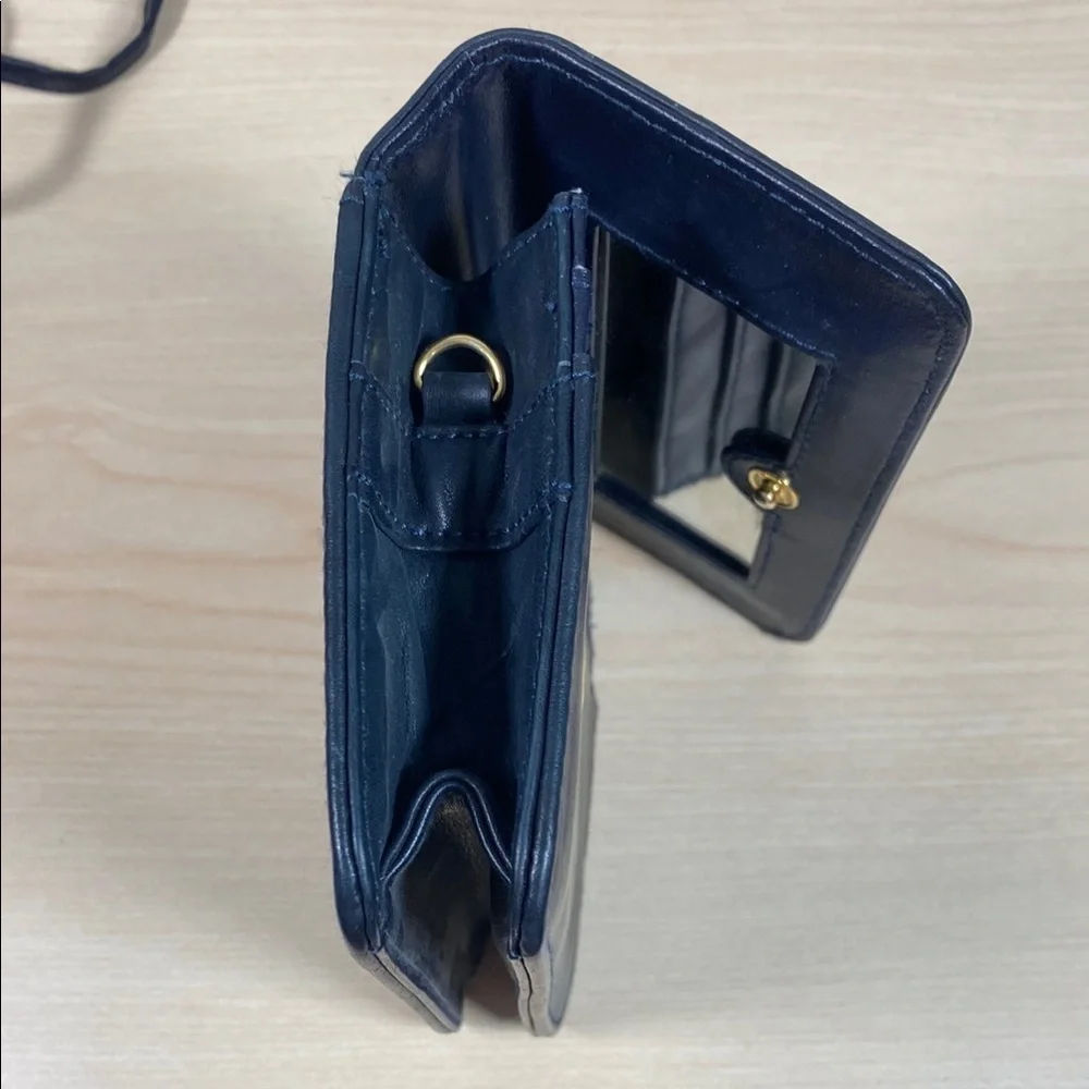 Buxton Navy Crossbody Bag